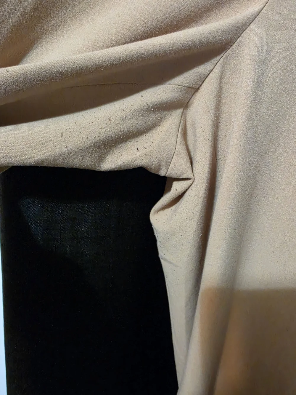 Lane Bryant Beige Straight-Leg Dress Trousers